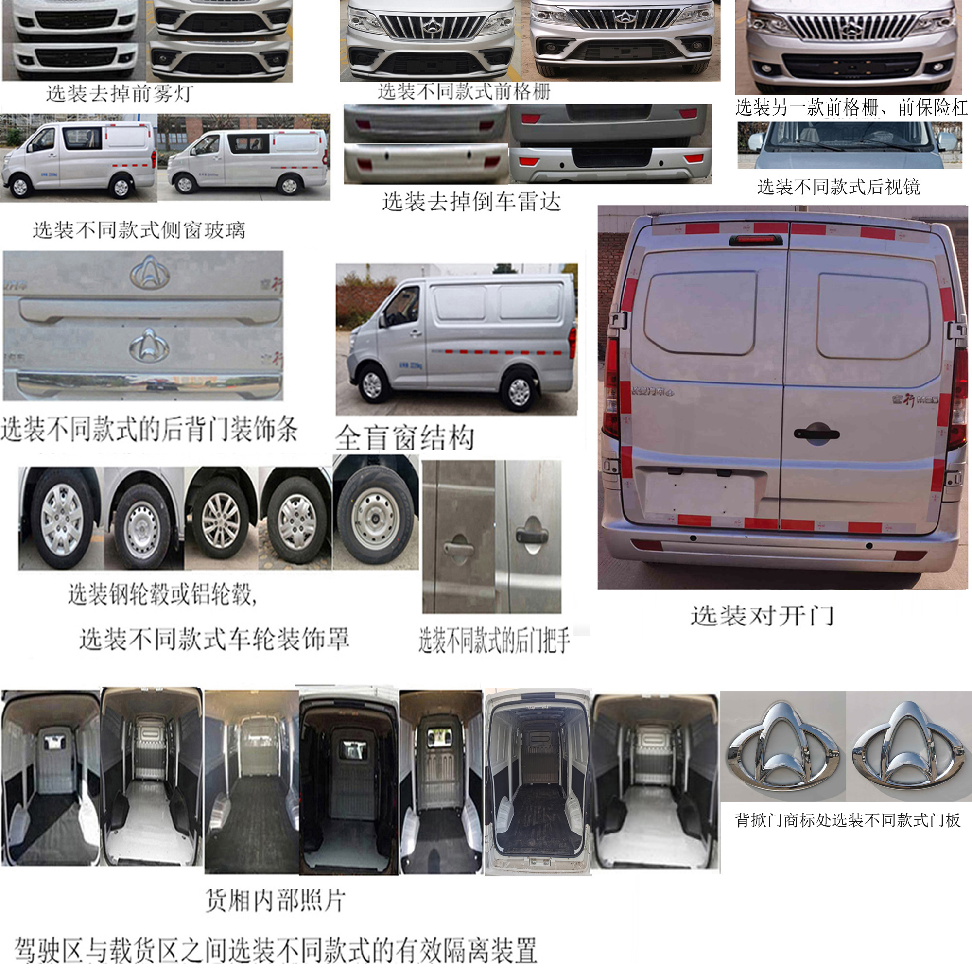 長安牌SC5021XXYAAL6廂式運輸車公告圖片