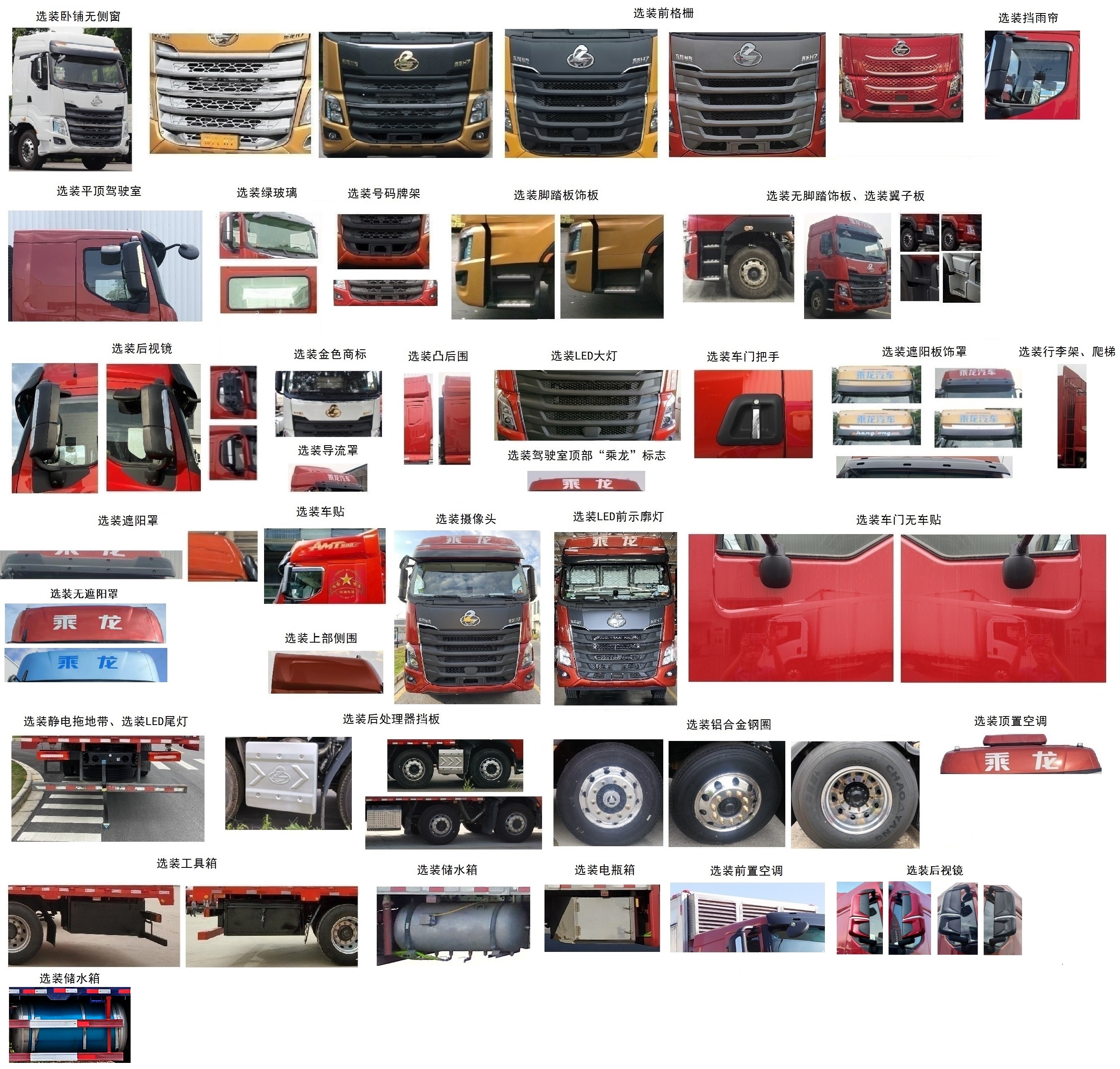 乘龍牌LZ5321CCQH7FC2畜禽運(yùn)輸車公告圖片