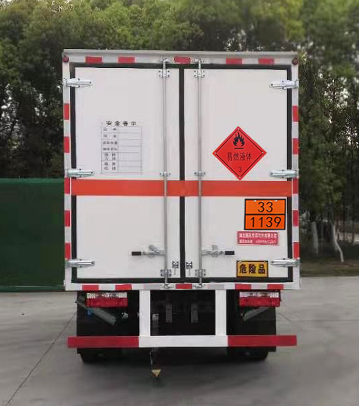 順風智造牌SFZ5045XRYEQ6易燃液體廂式運輸車公告圖片