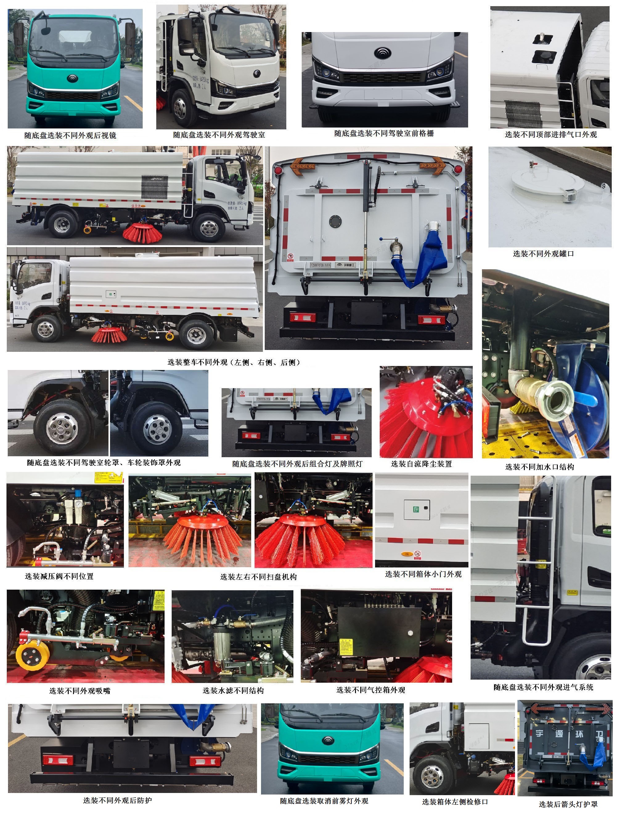 宇通牌YTZ5080TXST0D6洗掃車公告圖片