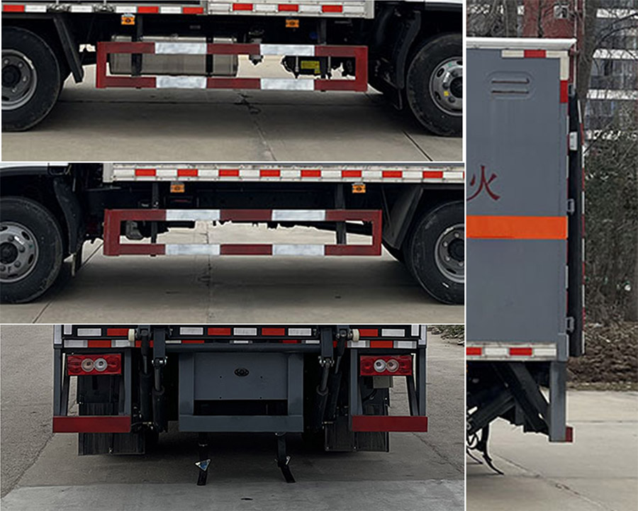 大力牌DLQ5080XRQBJ6易燃氣體廂式運輸車公告圖片