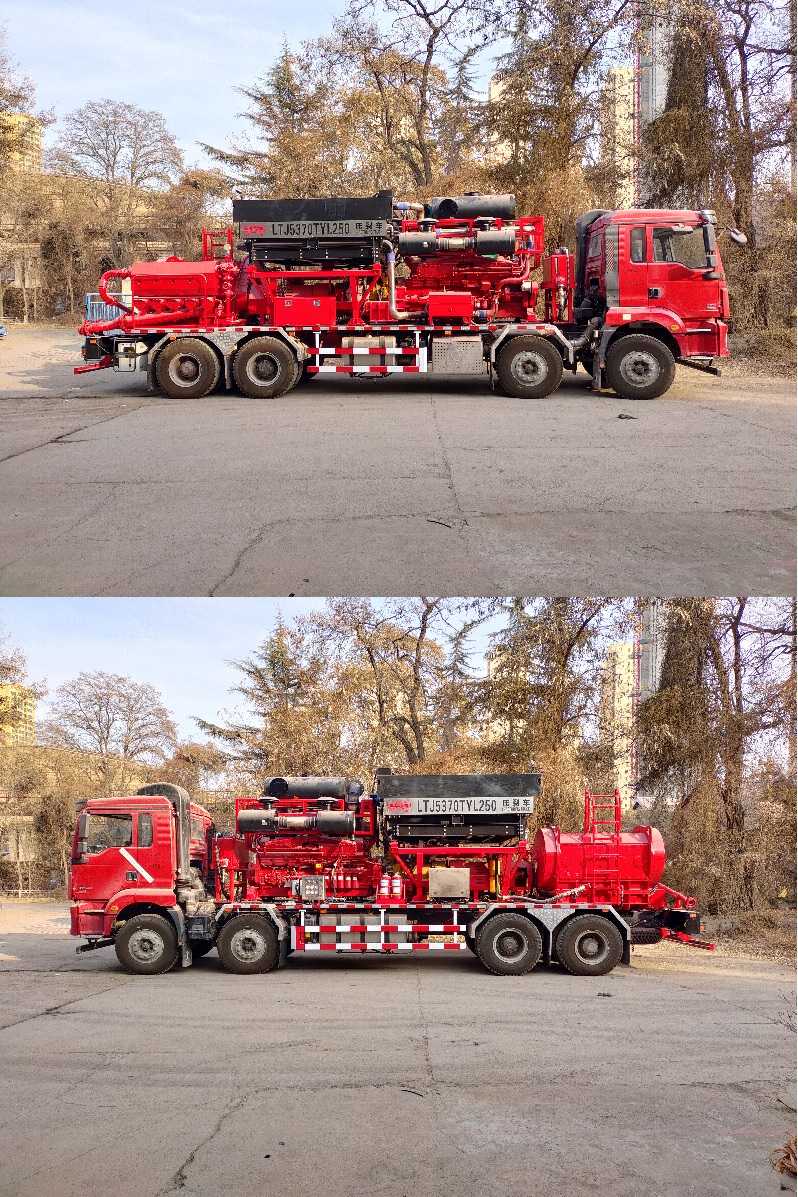 蘭通牌LTJ5370TYL250壓裂車公告圖片