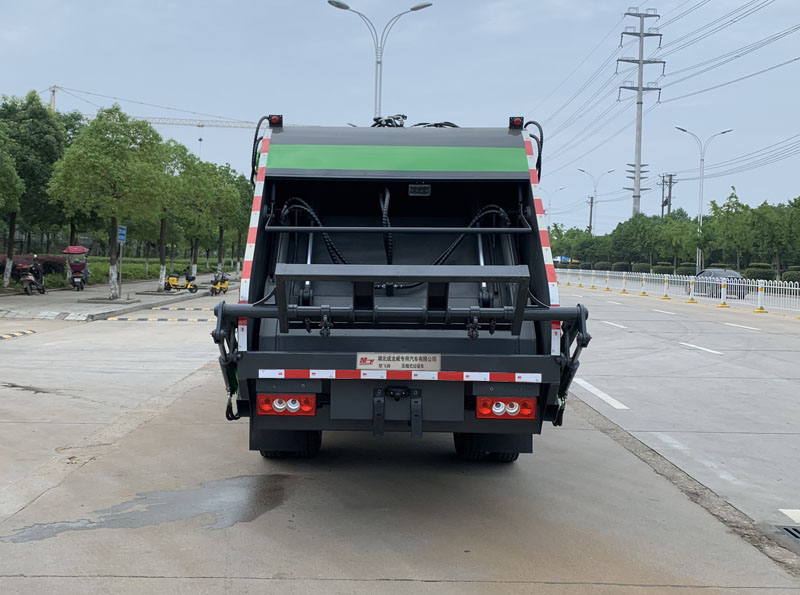 壓縮式垃圾車圖片