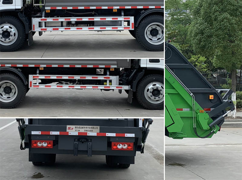 壓縮式垃圾車圖片