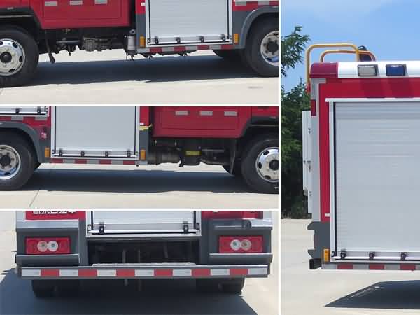 新東日牌YZR5070GXFSG25/B6A水罐消防車公告圖片