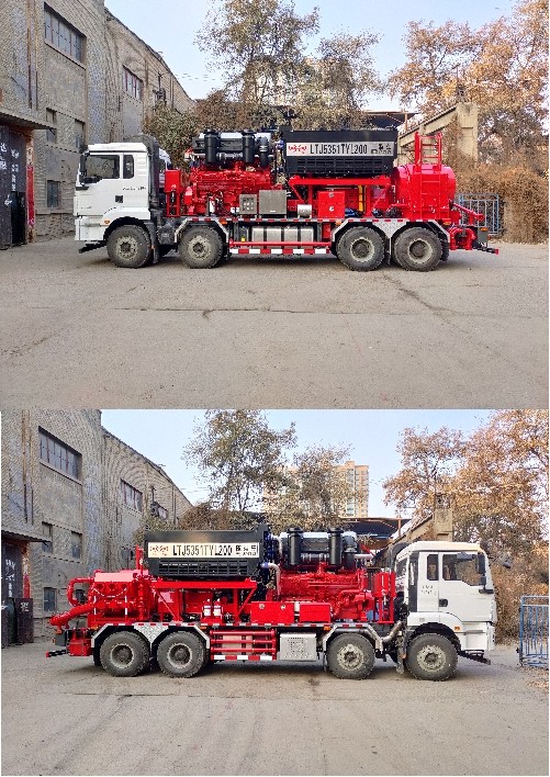 蘭通牌LTJ5351TYL200壓裂車公告圖片