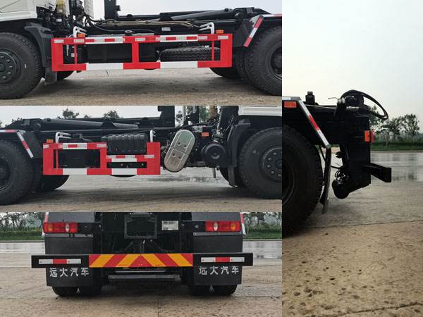 衡霸牌YYD5253ZXXD6車(chē)廂可卸式垃圾車(chē)公告圖片