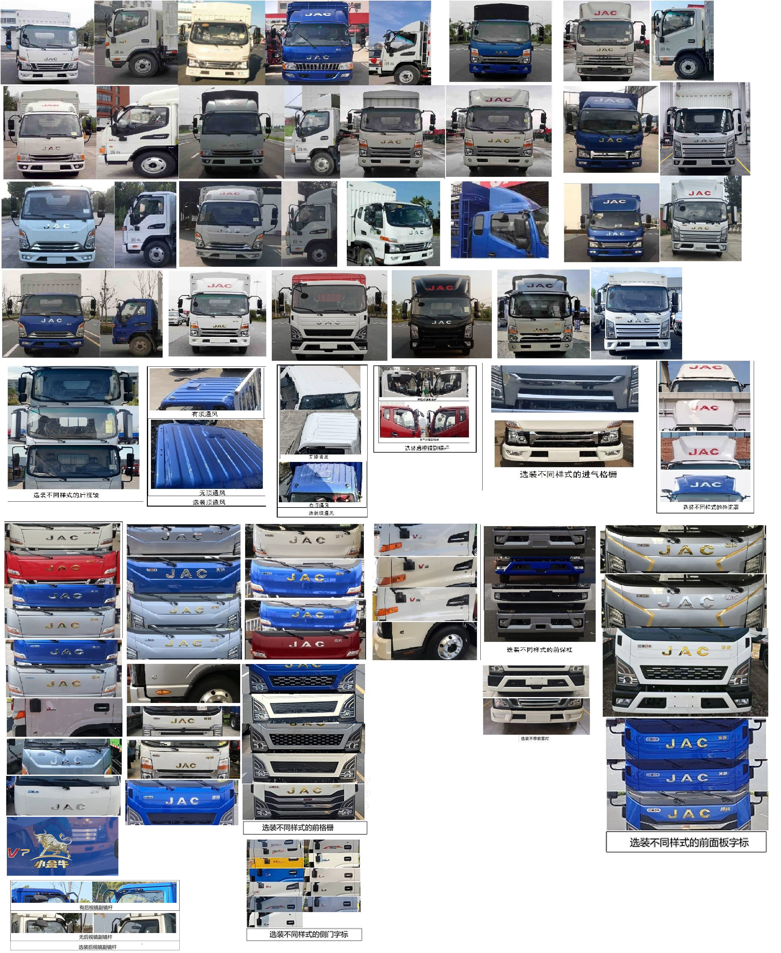 江淮牌HFC5043CCYP31K6C7S倉柵式運輸車公告圖片