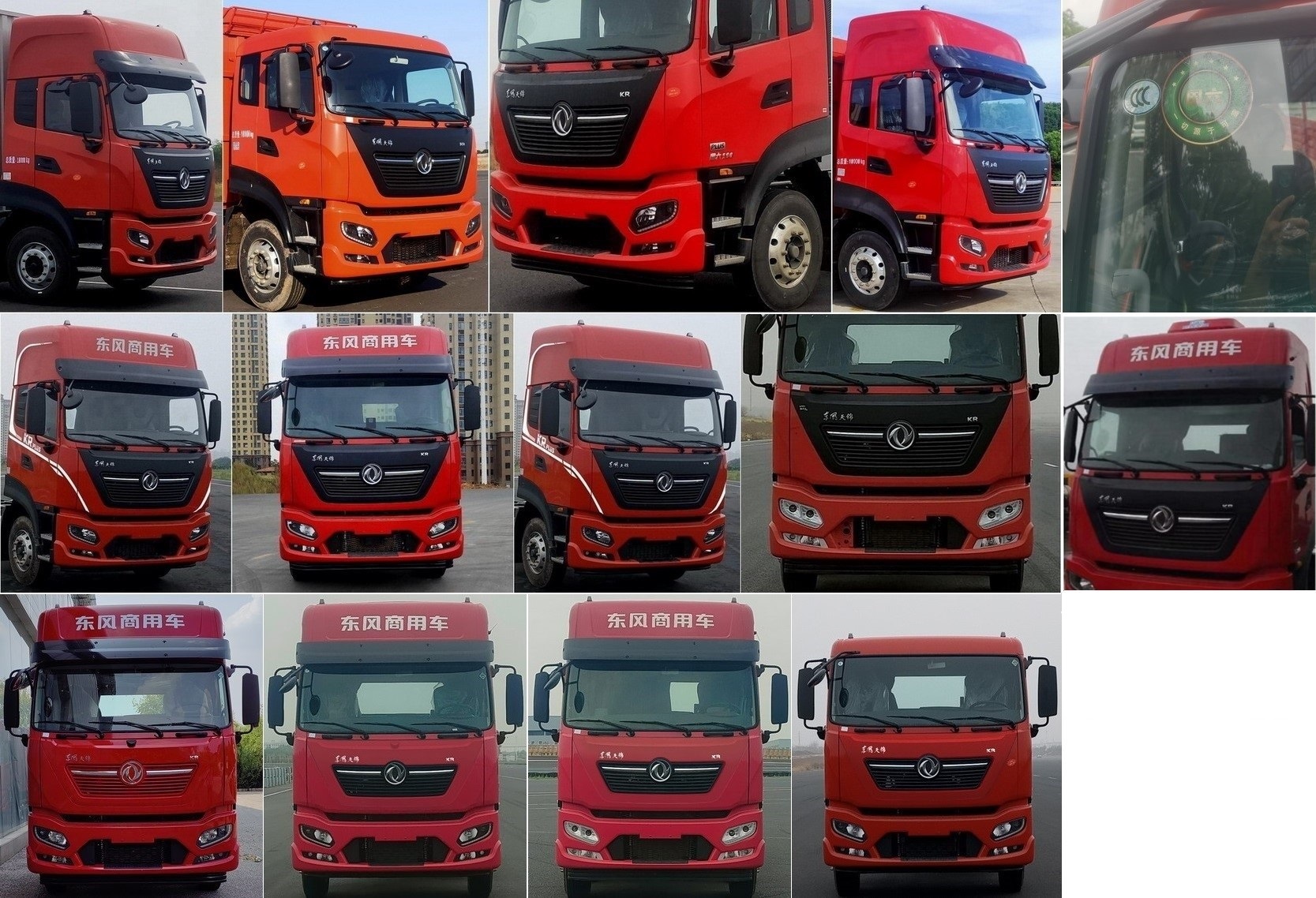 東風牌DFH5180CCYE17倉柵式運輸車公告圖片