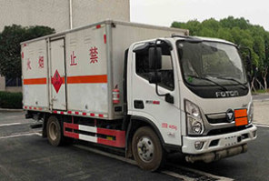 易燃气体厢式运输车