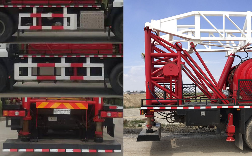 延安牌YAZ5252TXJ修井機(jī)公告圖片