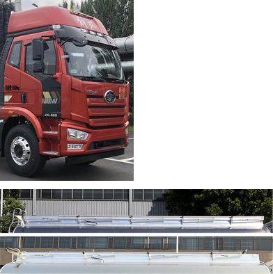 楚勝牌CSC5262GYYLC6鋁合金運油車公告圖片