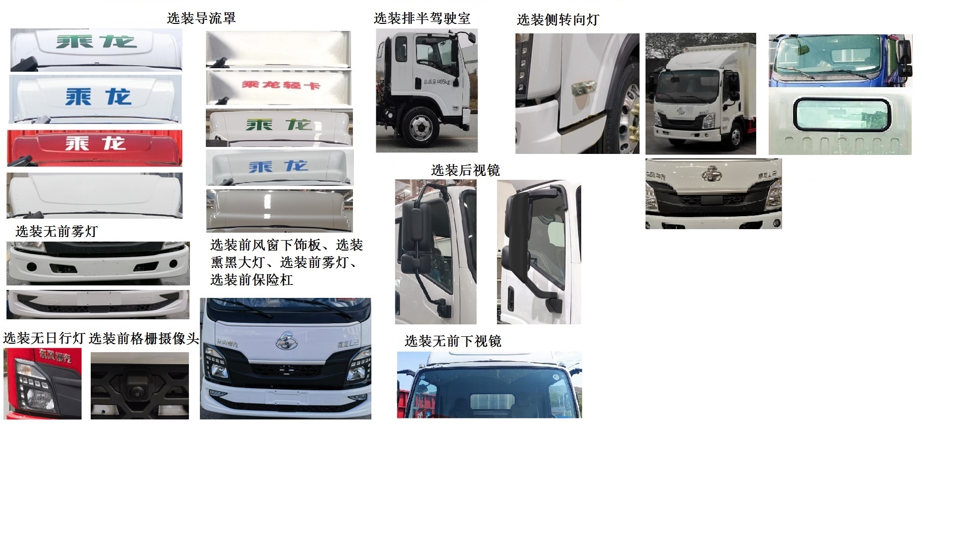 乘龍牌LZ5071XXYL2AC1廂式運輸車公告圖片