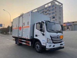 易燃气体厢式运输车