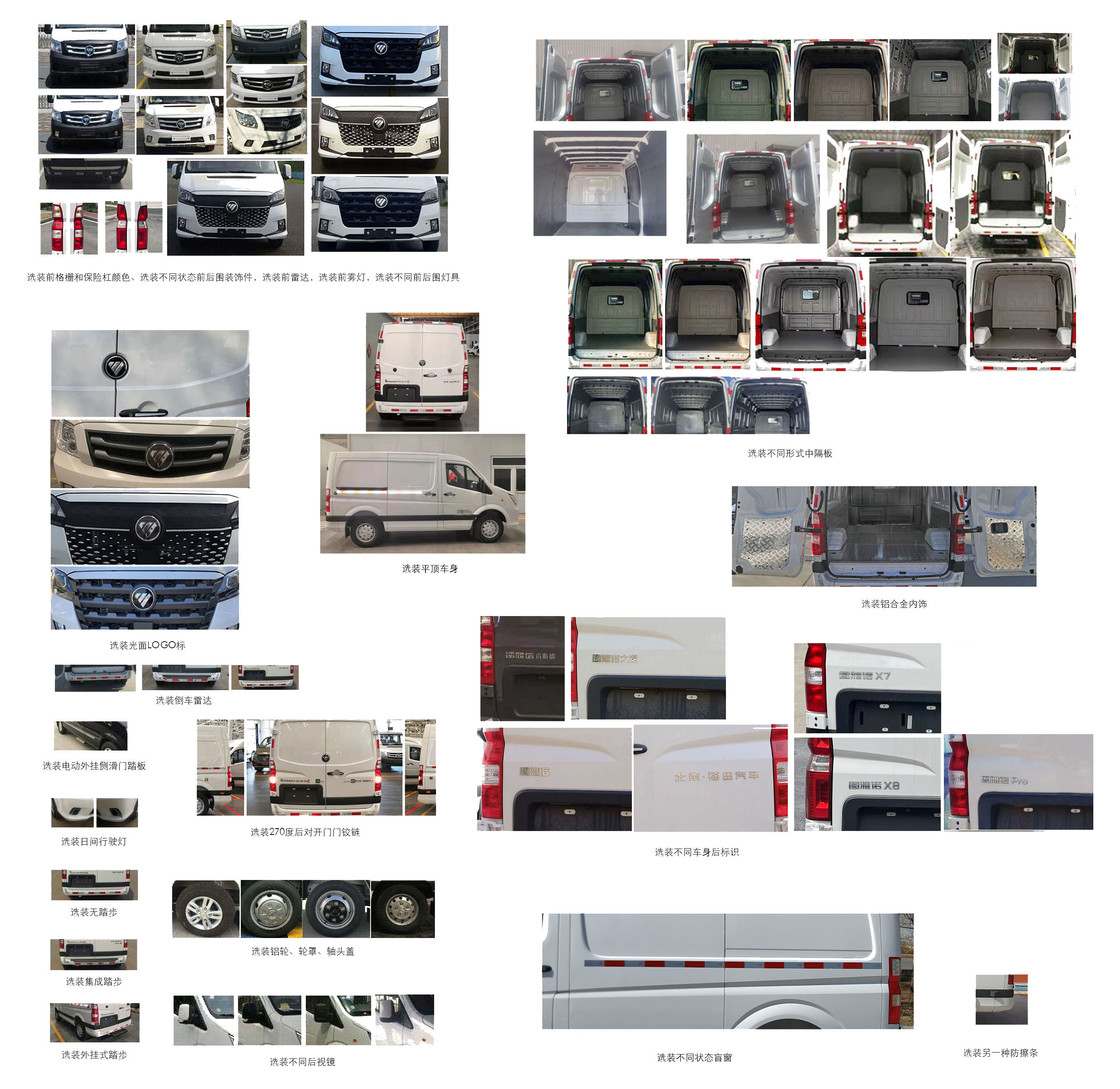 福田牌BJ5048XXY-X4廂式運輸車公告圖片