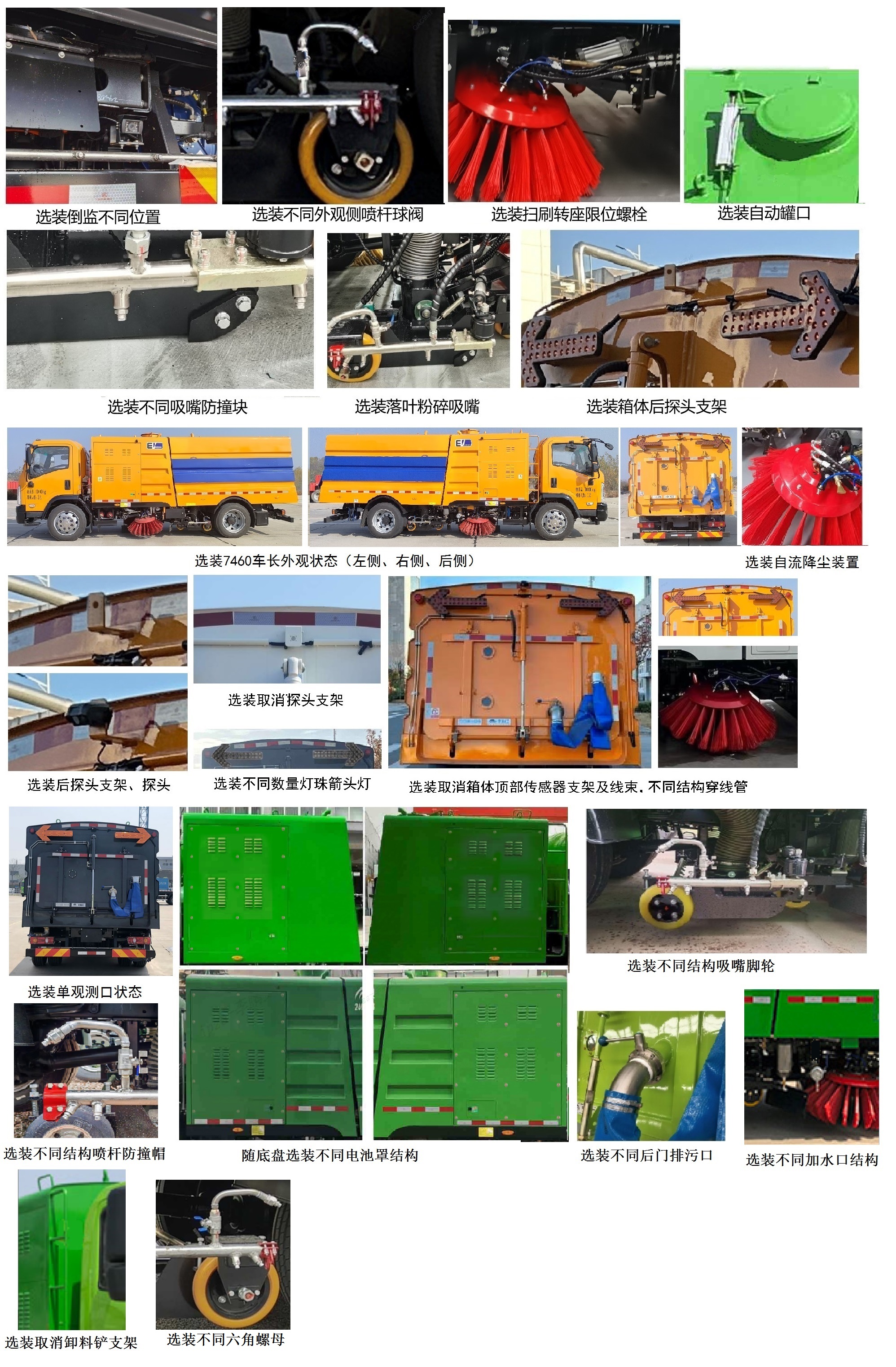 宇通牌YTZ5120TXSD0BEV純電動洗掃車公告圖片