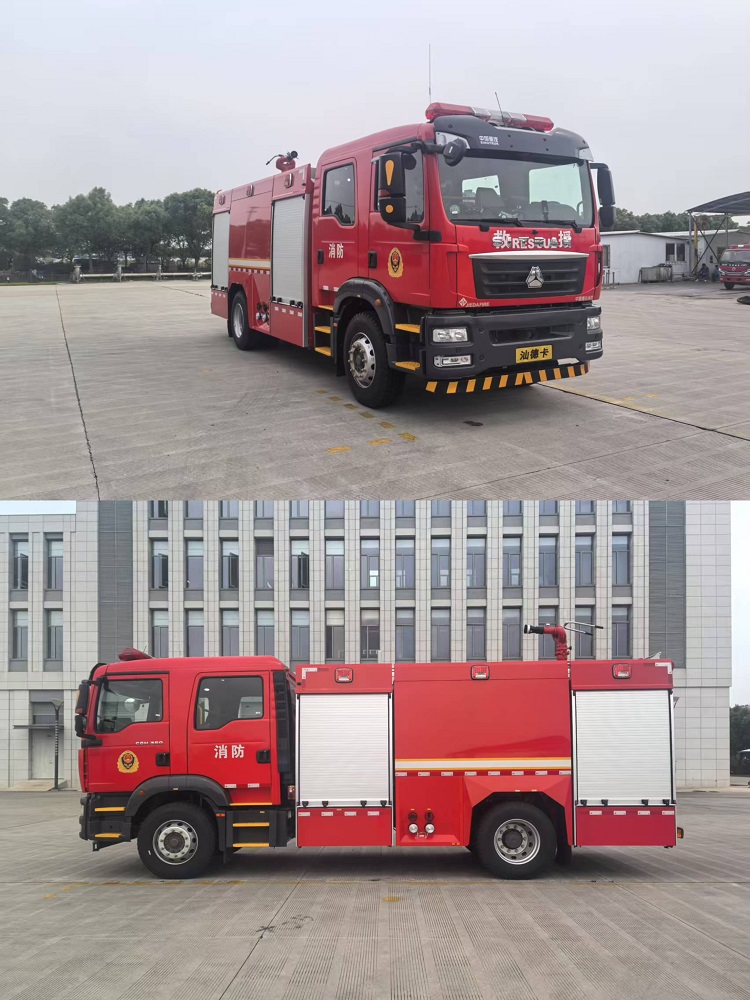 捷達(dá)消防牌SJD5171GXFSG60/SDA水罐消防車公告圖片