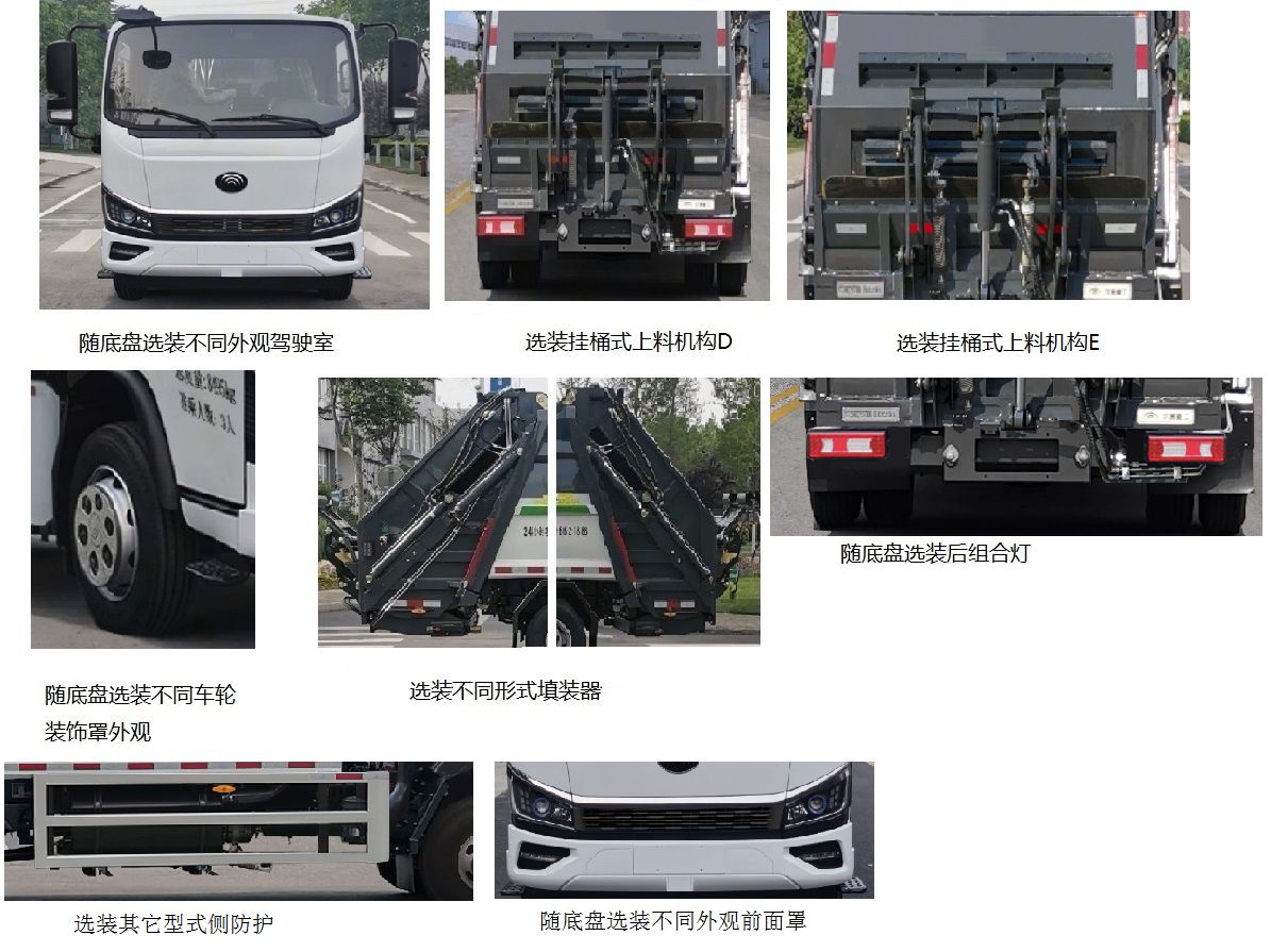 宇通牌YTZ5082ZYST0D6壓縮式垃圾車公告圖片