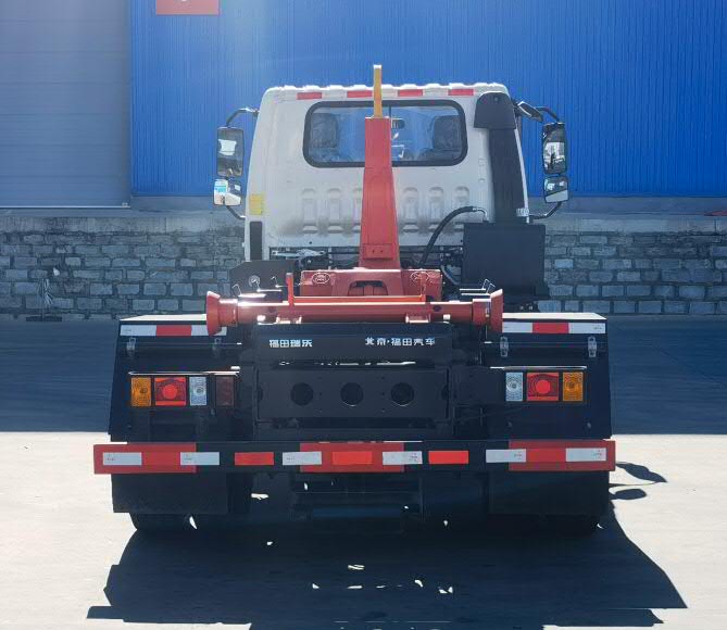 福田牌BJ5114ZXXGJBA-01車廂可卸式垃圾車公告圖片