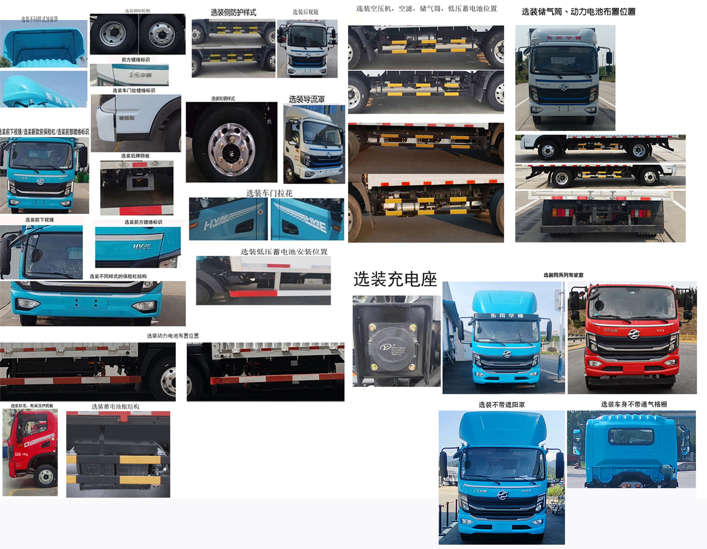 華神牌DFD5040CCYLBEV純電動倉柵式運輸車公告圖片