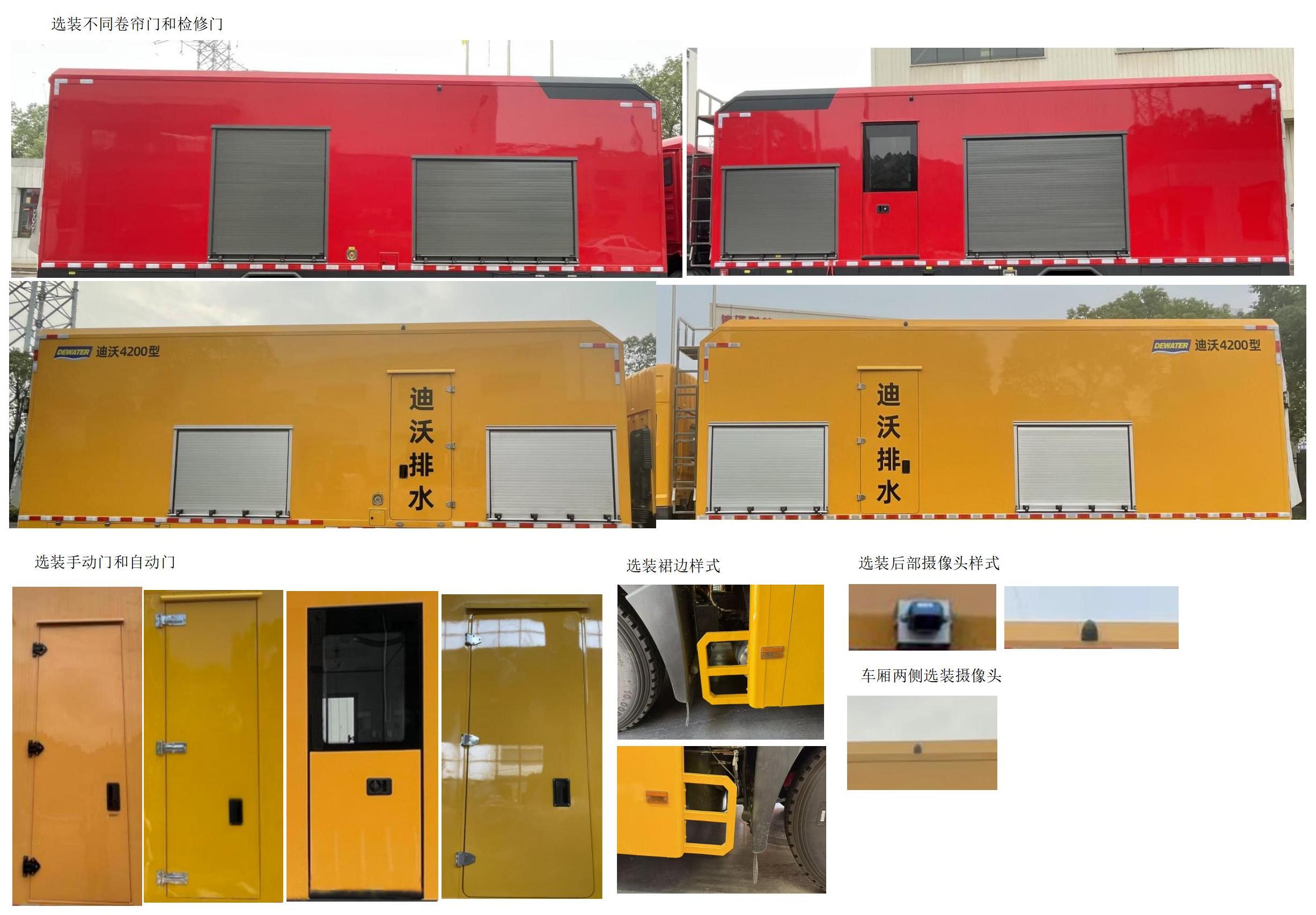 笛沃牌DWP5171TPSDF1大流量排水搶險(xiǎn)車公告圖片