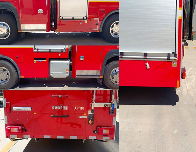 金猴牌SXT5280GXFAP110壓縮空氣泡沫消防車公告圖片