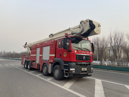 举高喷射消防车