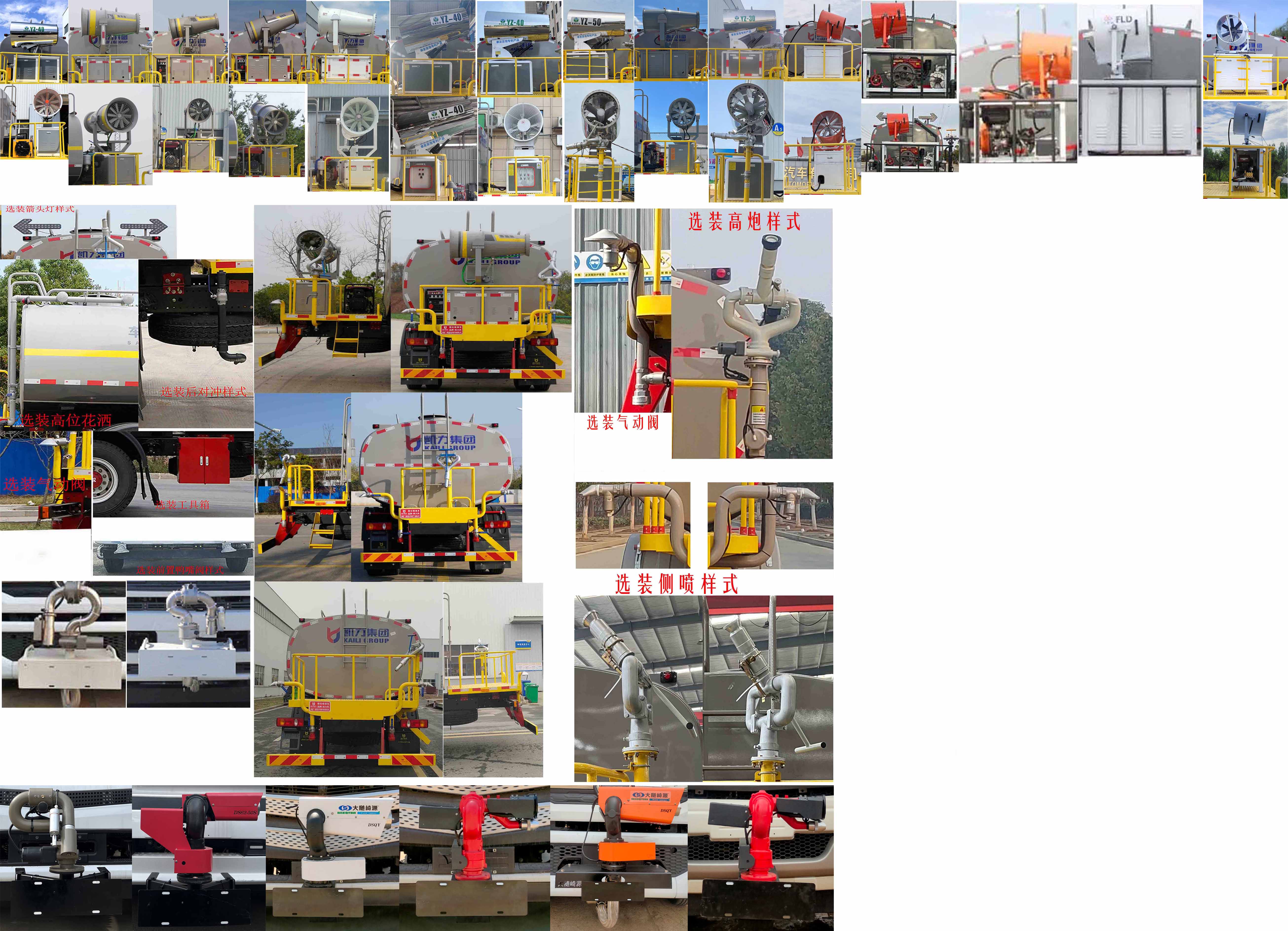 凱力風(fēng)牌KLF5182GPSL6綠化噴灑車公告圖片