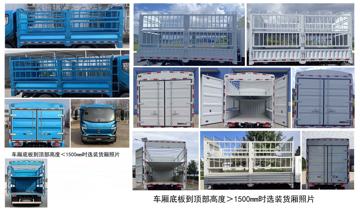 飛碟牌FD5040CCYW68BEV-1純電動倉柵式運(yùn)輸車公告圖片