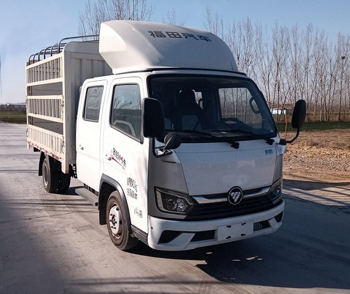 福田牌BJ5031CCY3AV6-AB1倉柵式運(yùn)輸車