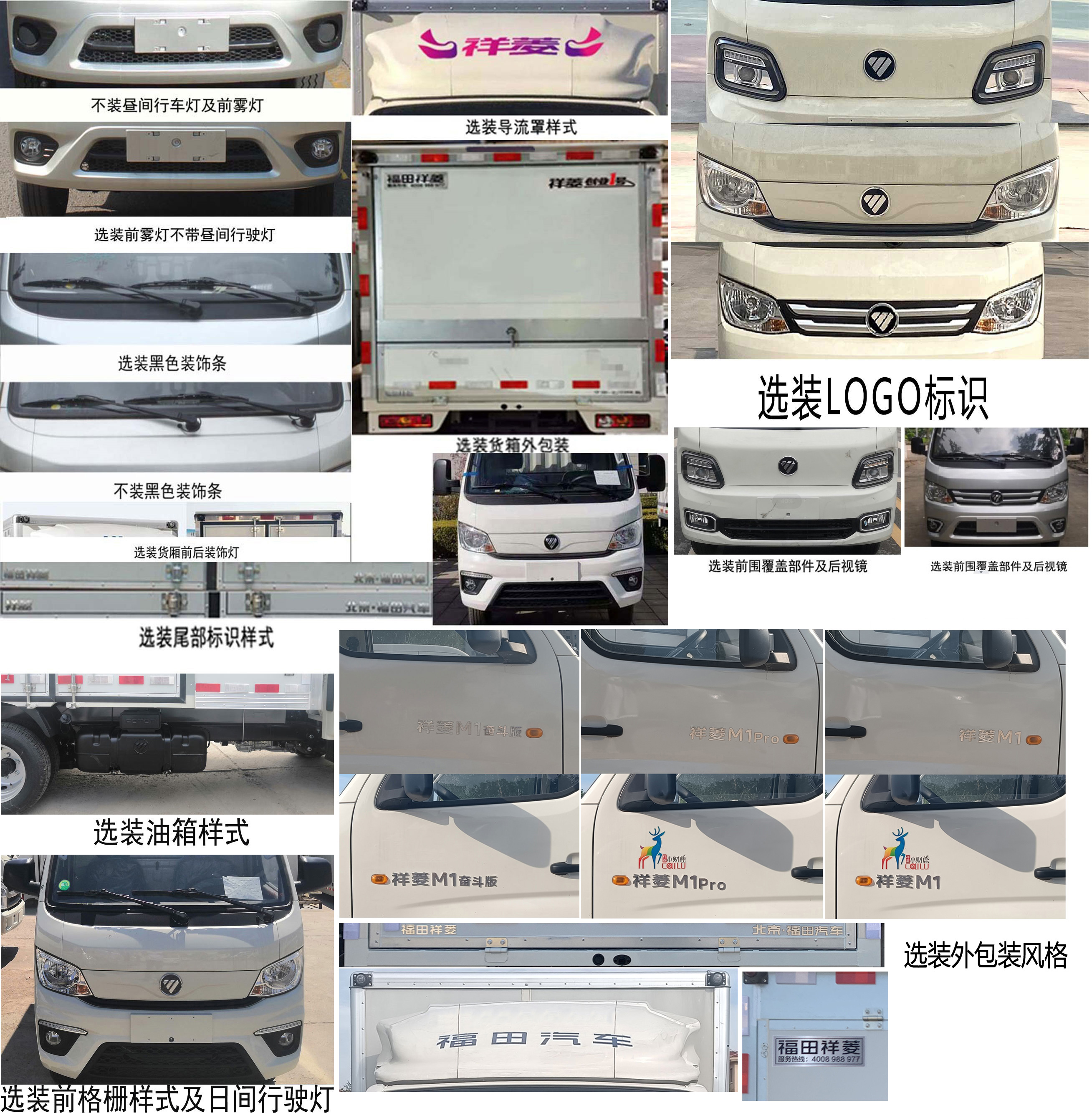 福田牌BJ5031XYK4AV4-62翼開啟廂式車公告圖片