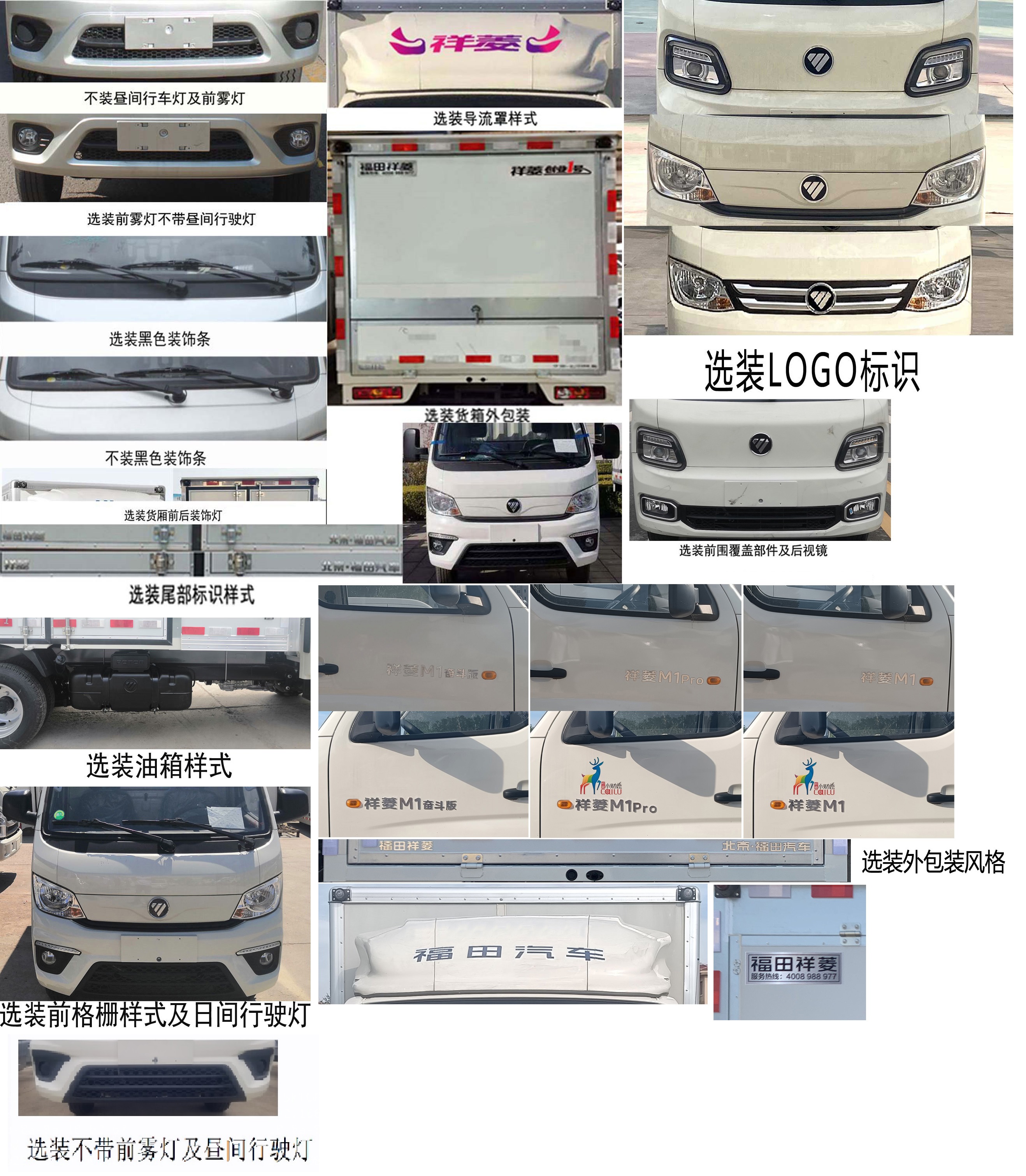 福田牌BJ5031XYK5PV4-61翼開啟廂式車公告圖片