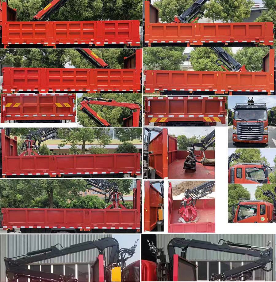 力海通牌HLH5180ZZDDYQ6抓斗式垃圾車公告圖片