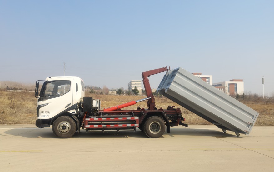 五征牌WZK5110ZXXW68BEV純電動(dòng)車廂可卸式垃圾車公告圖片