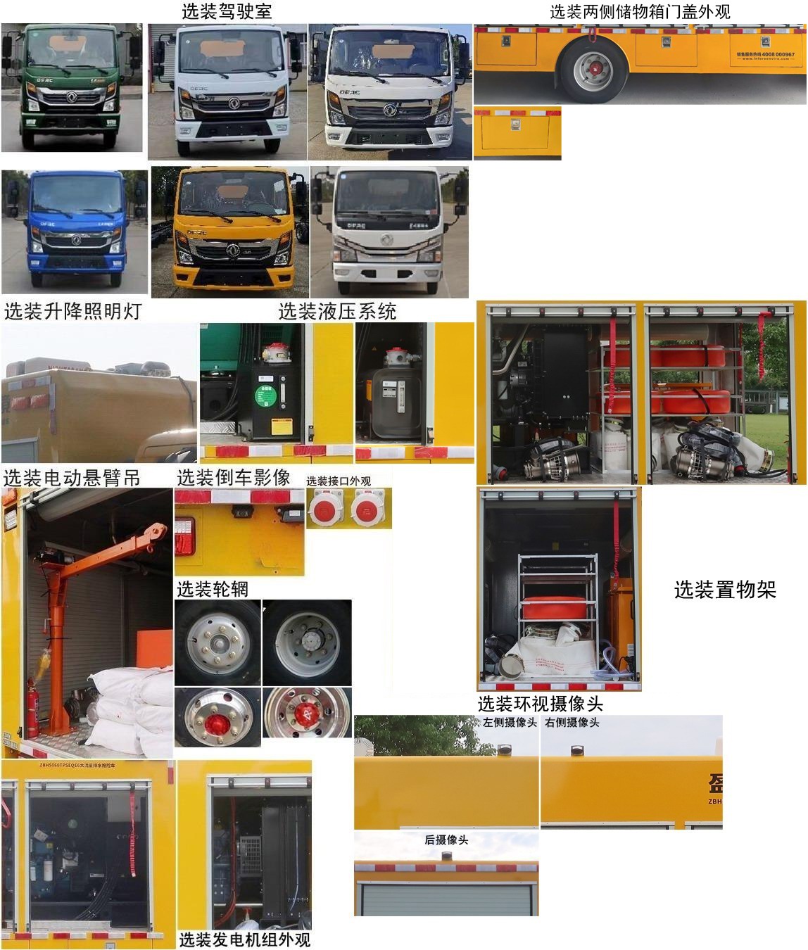 盈峰牌ZBH5060TPSEQE6大流量排水搶險車公告圖片