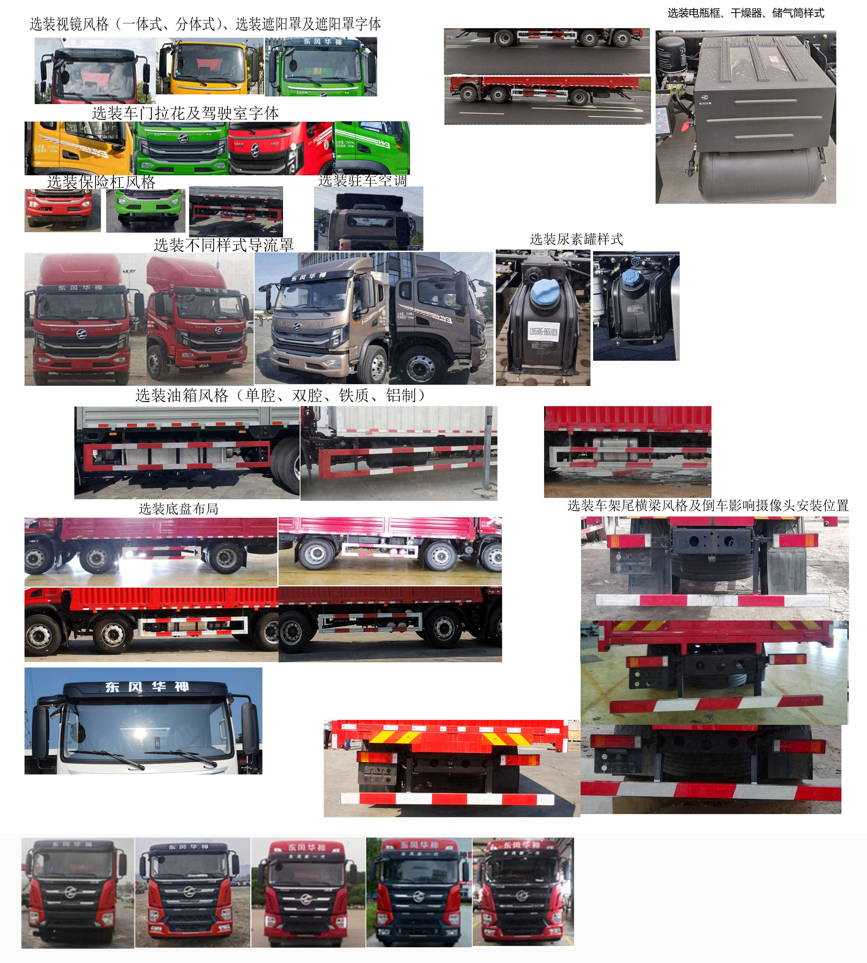 華神牌DFD5253CCYL6D12倉(cāng)柵式運(yùn)輸車(chē)公告圖片