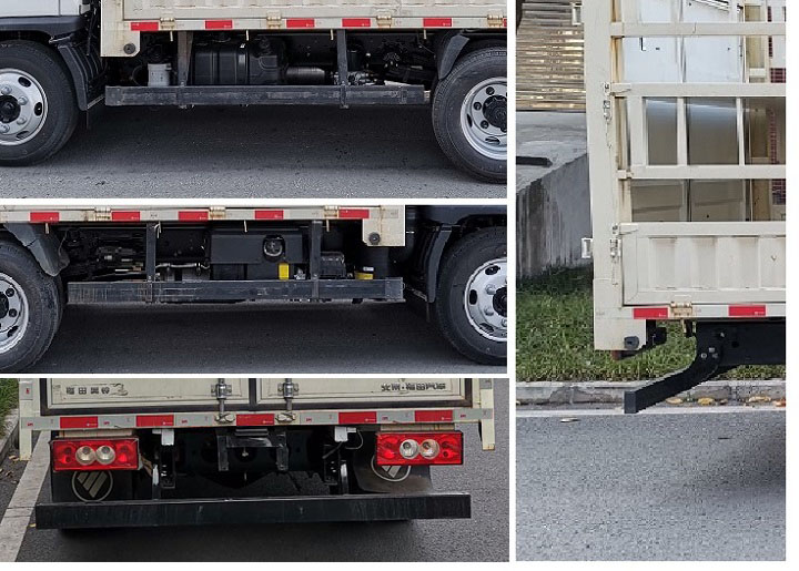 福田牌BJ5044CCY9JBA-AA1倉柵式運(yùn)輸車公告圖片