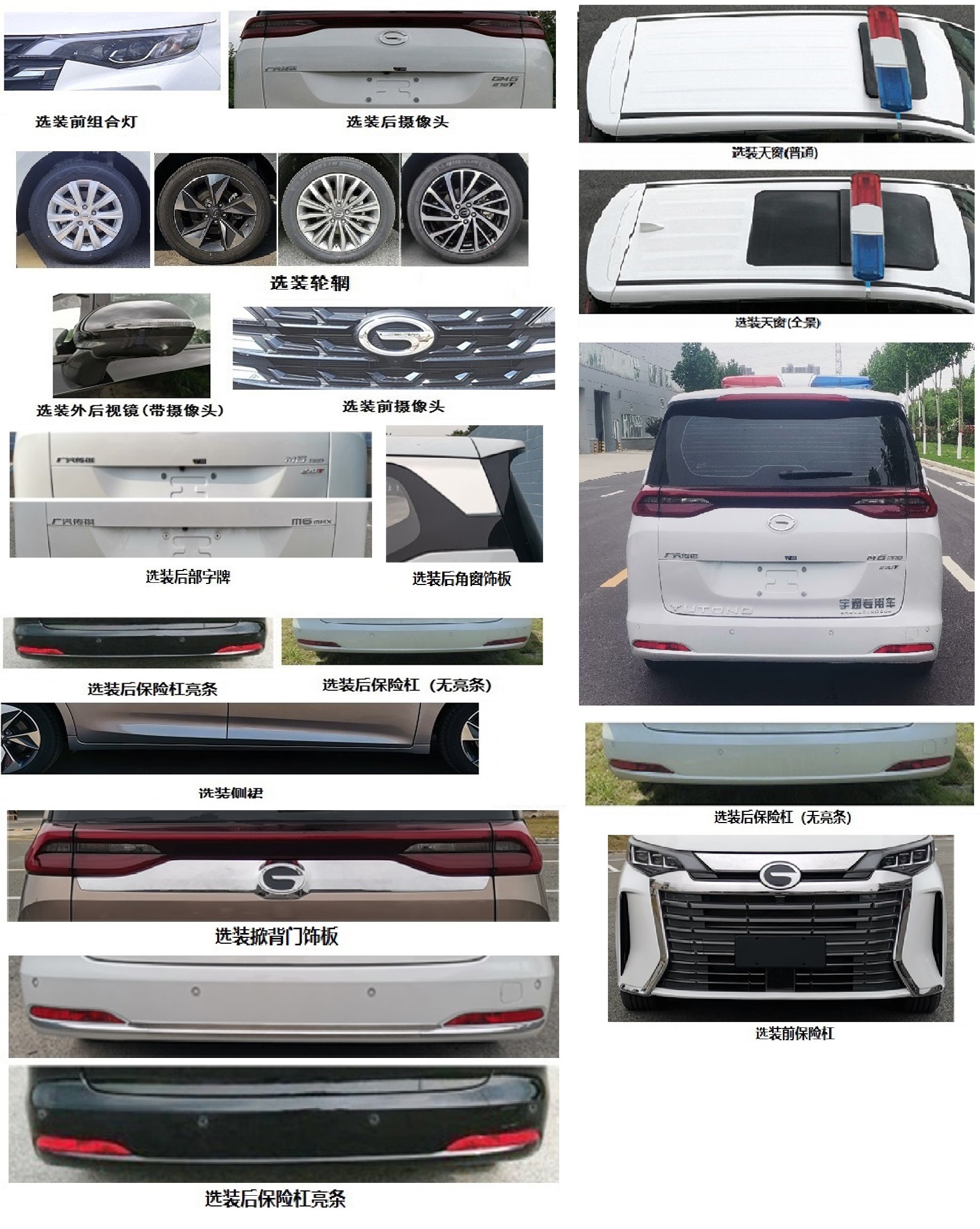 宇通牌ZK5028XQCQ62囚車公告圖片