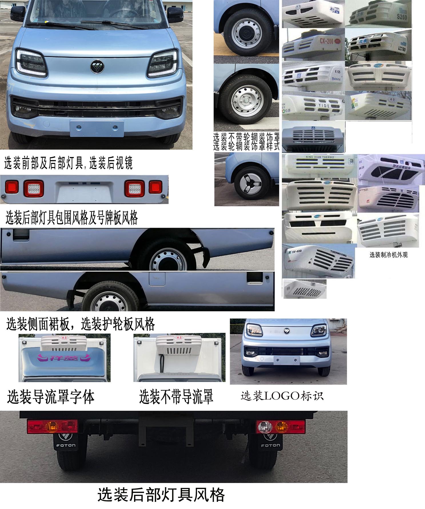 福田牌BJ5030XLC3JV6-74冷藏車公告圖片