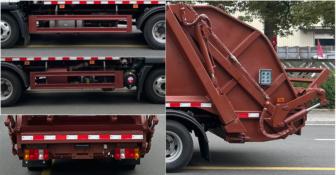 龍星匯牌HLV5091ZYSZ6壓縮式垃圾車公告圖片
