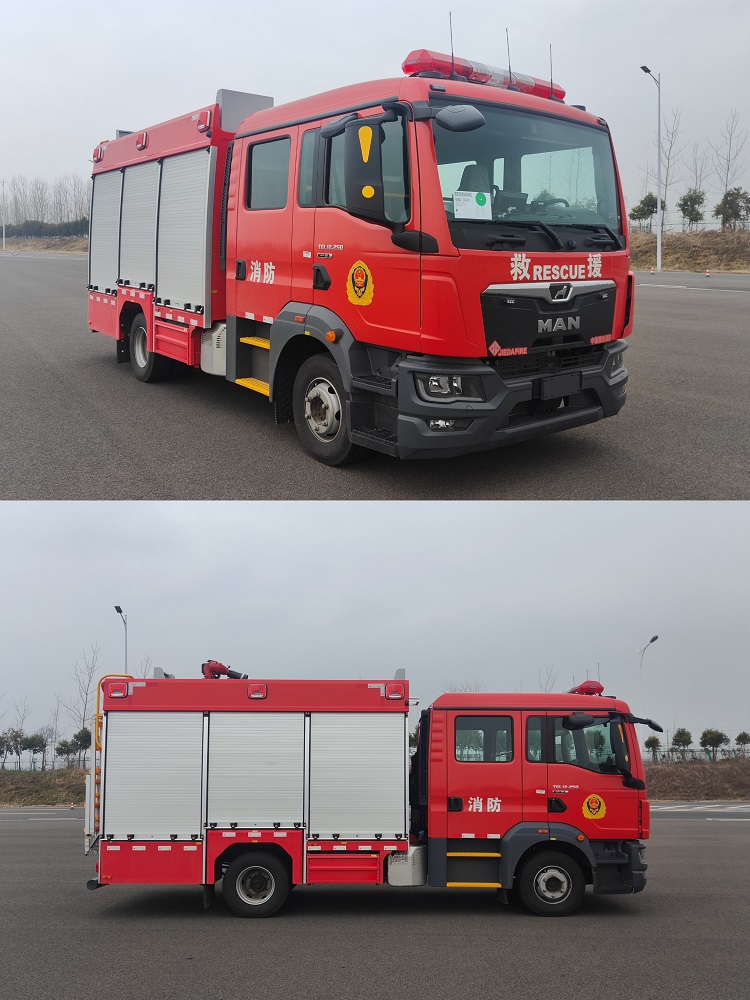 捷達(dá)消防牌SJD5121GXFSG35/MEA水罐消防車公告圖片