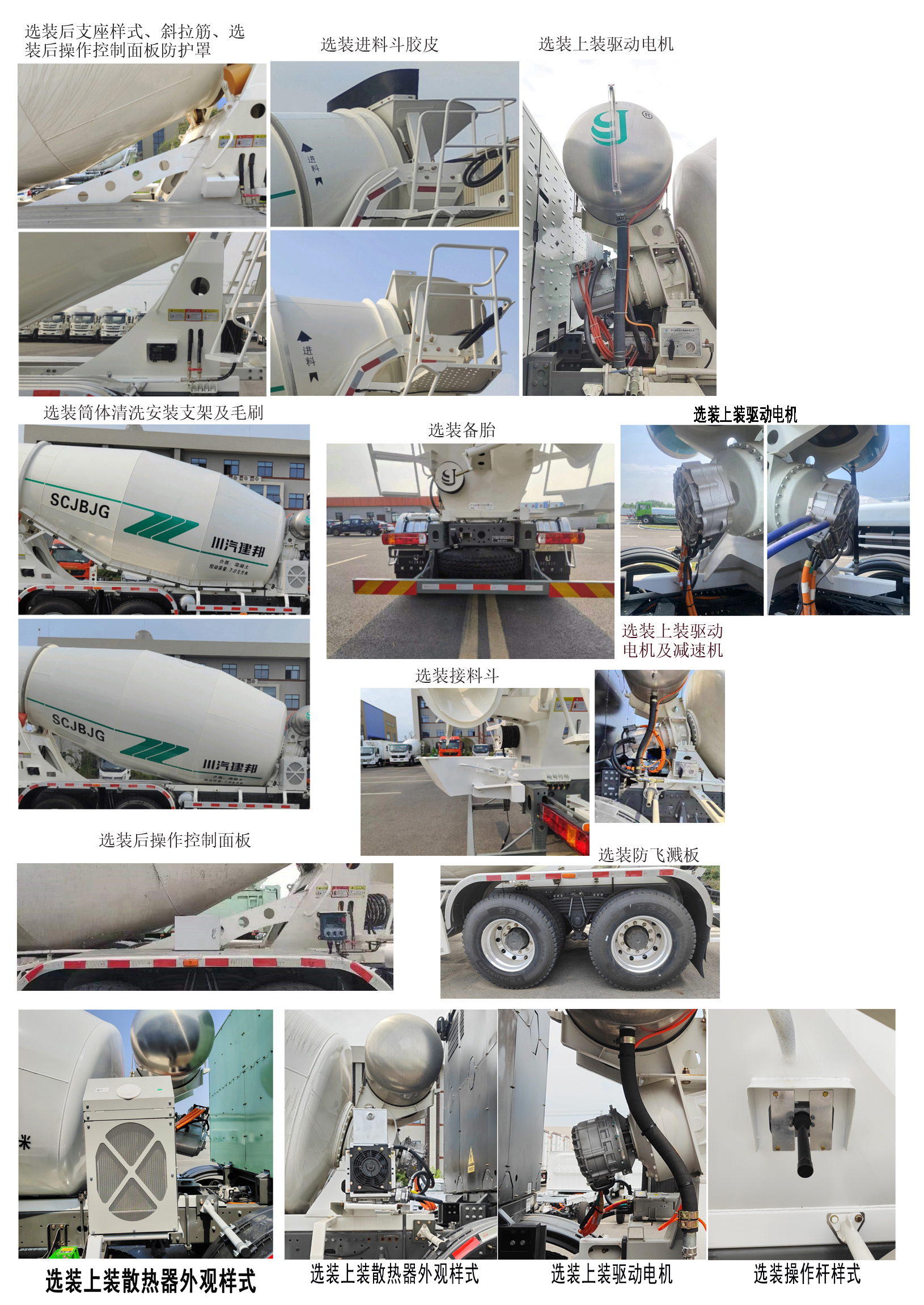 川汽建邦牌JBJ5313GJBZBEV換電式純電動混凝土攪拌運輸車公告圖片