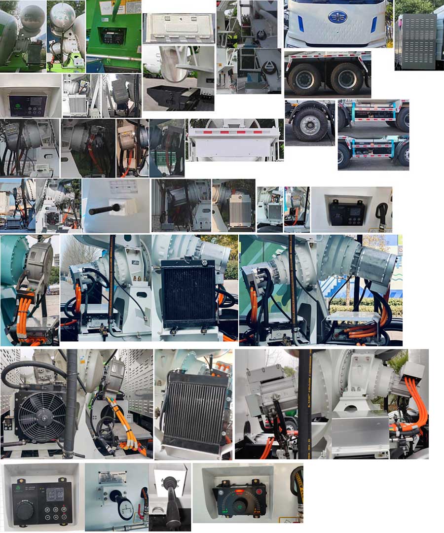 凌宇牌CLY5315GJB29BEV6純電動混凝土攪拌運(yùn)輸車公告圖片