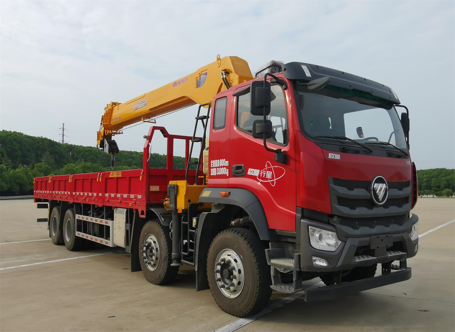 帕菲特牌PFT5319JSQD6A隨車起重運(yùn)輸車