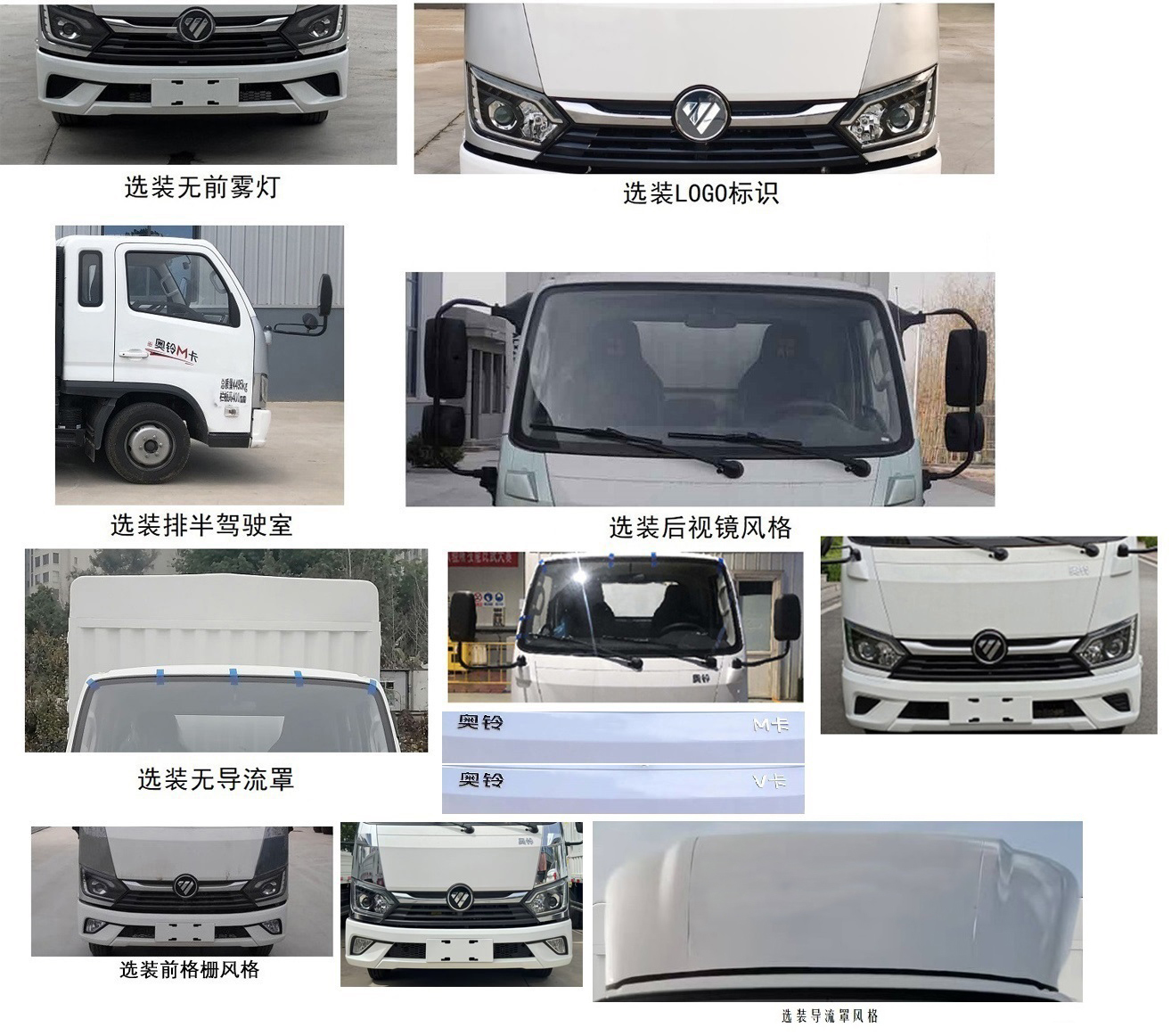 福田牌BJ5044CCYAJC6-AB1倉柵式運輸車公告圖片