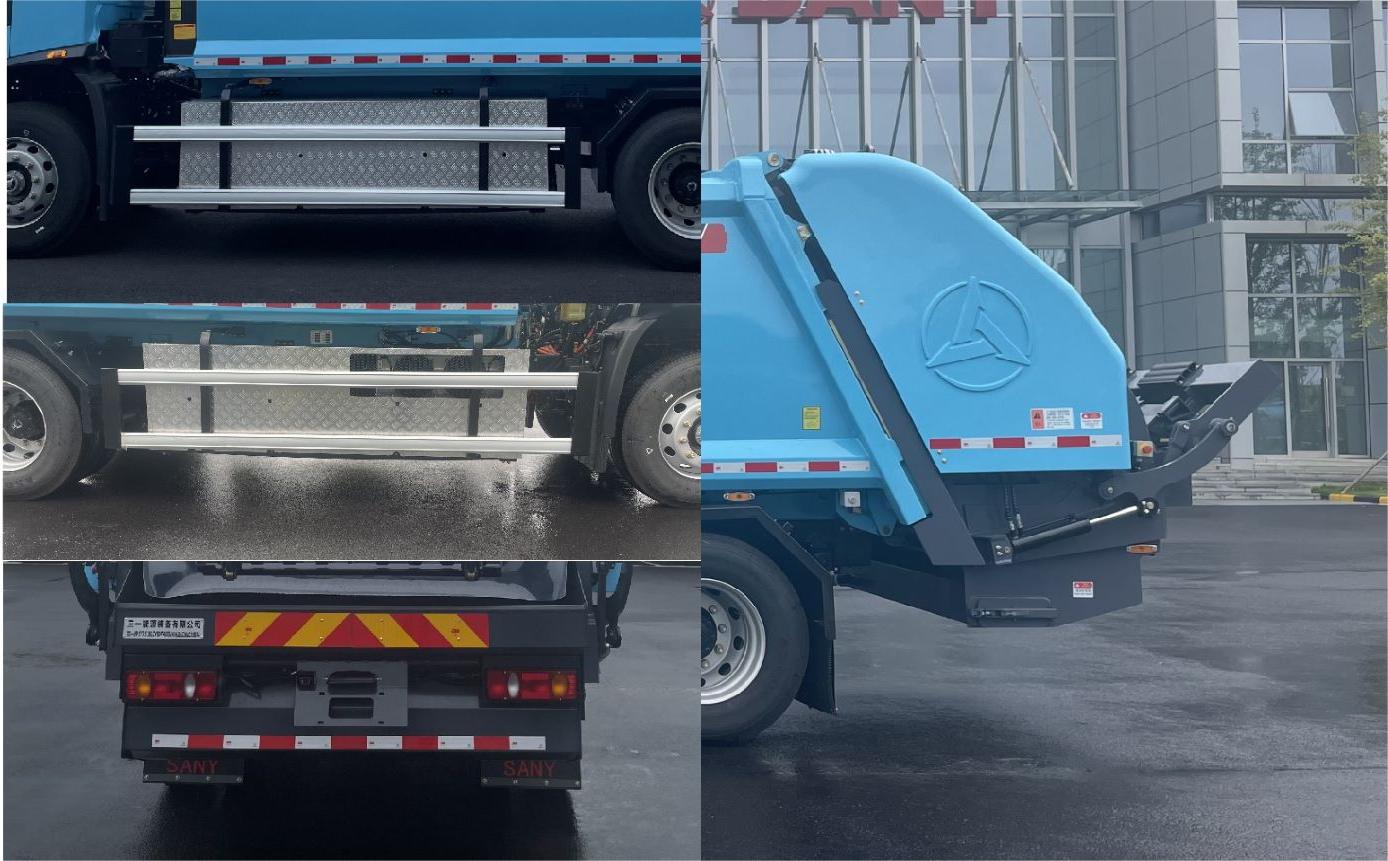 三一牌SYR5180ZYSDFABEV純電動壓縮式垃圾車公告圖片