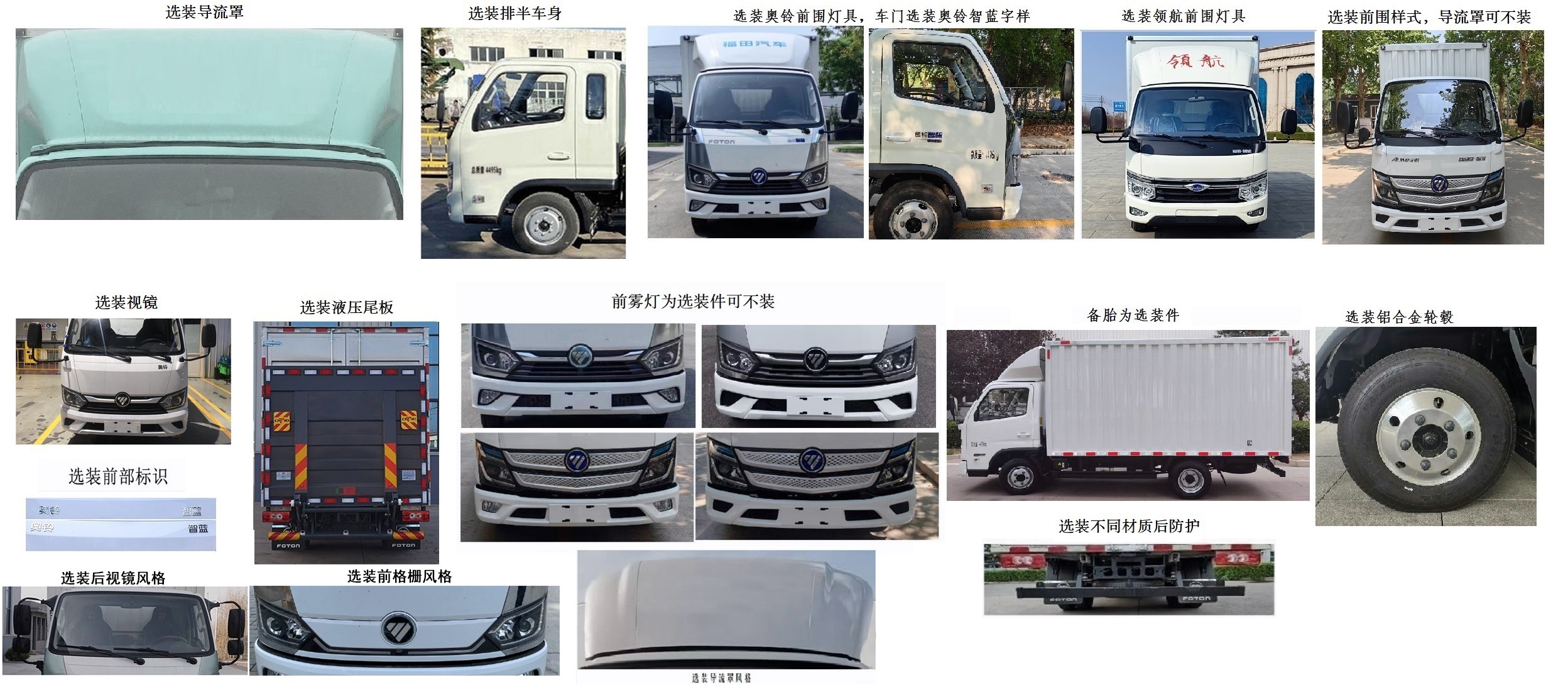 福田牌BJ5044XXYEV6純電動(dòng)廂式運(yùn)輸車(chē)公告圖片