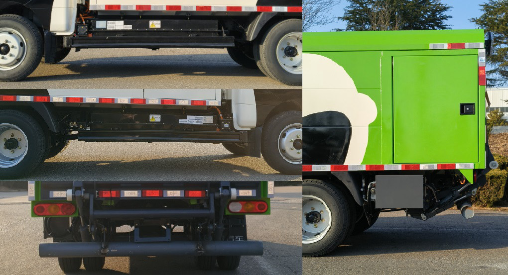 五征牌WZK5044XTYD66BEV純電動密閉式桶裝垃圾車公告圖片