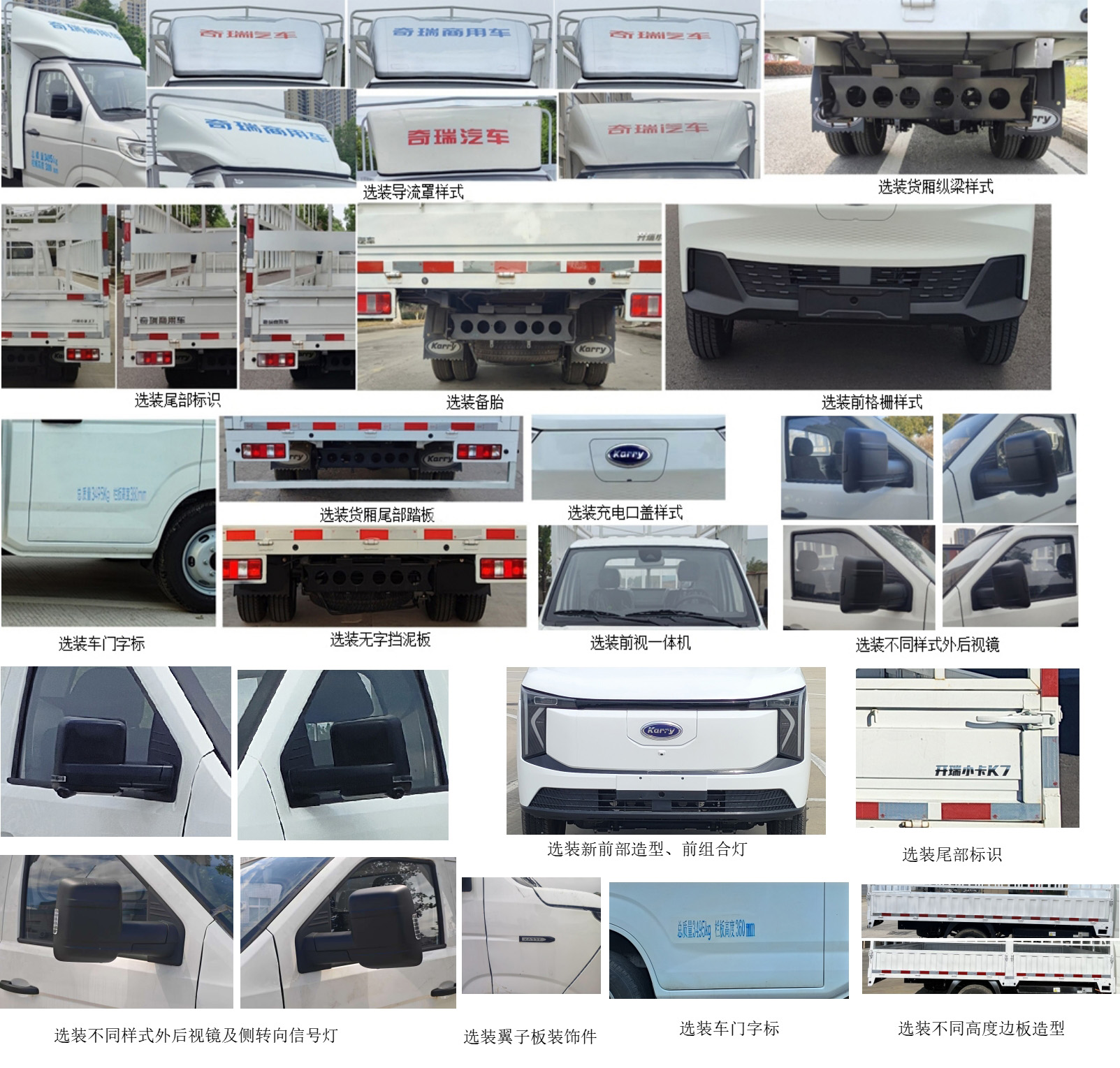 開瑞牌SQR5032CCYBEVH31純電動(dòng)倉(cāng)柵式運(yùn)輸車公告圖片