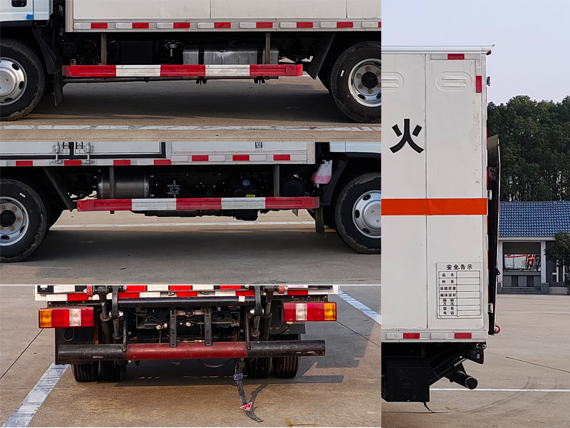 專(zhuān)威牌HTW5040XRYJE2易燃液體廂式運(yùn)輸車(chē)公告圖片